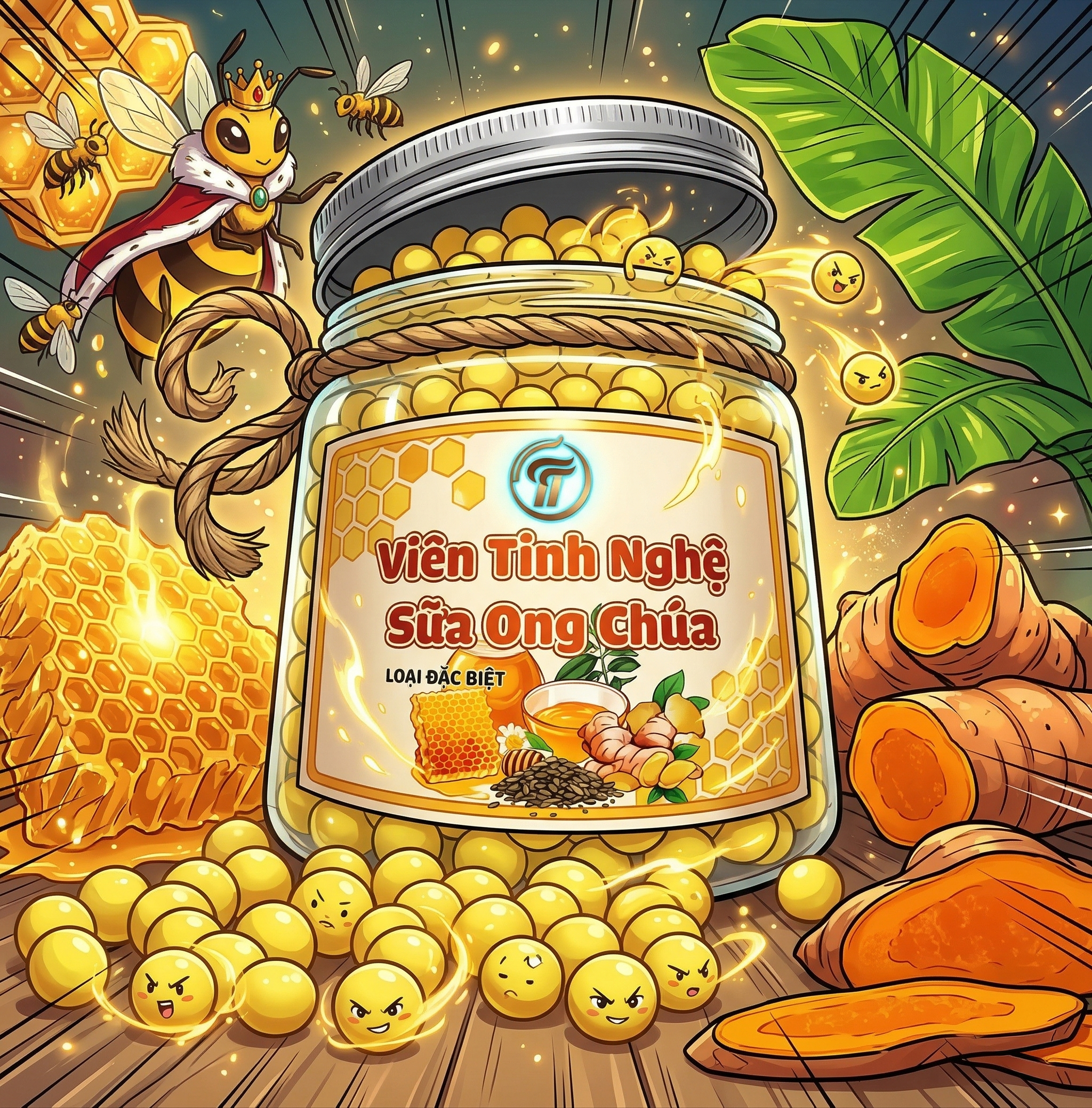 Turmeric Honey Balls