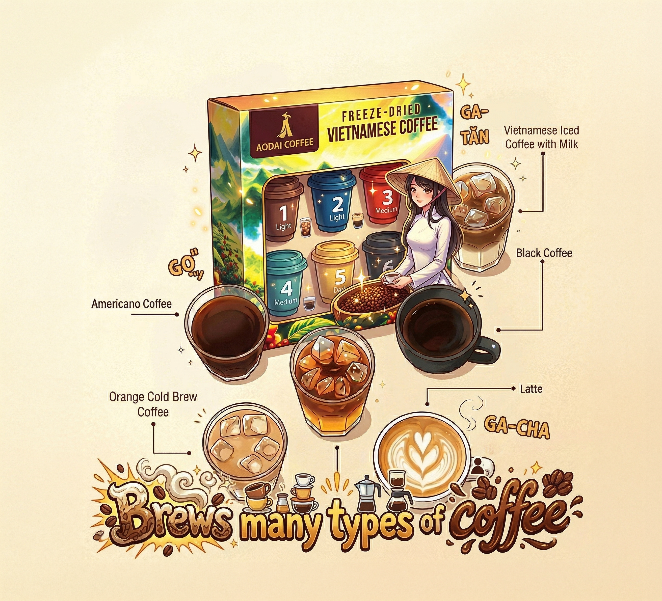 FREEZE DRIED - VIETNAMESE COFFEE